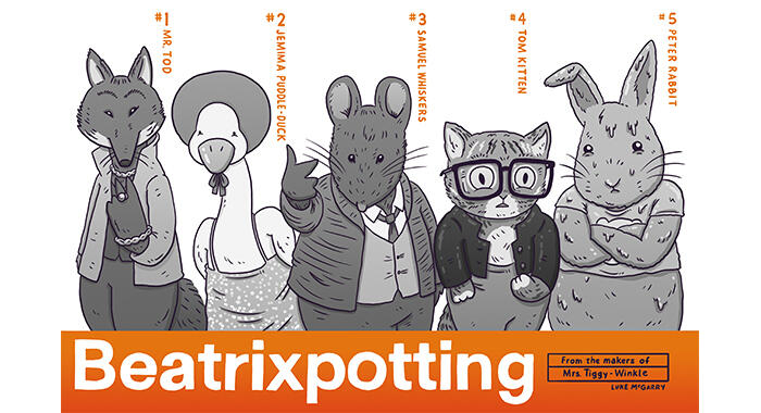 Beatrixpotting artwork by Luke McGarry