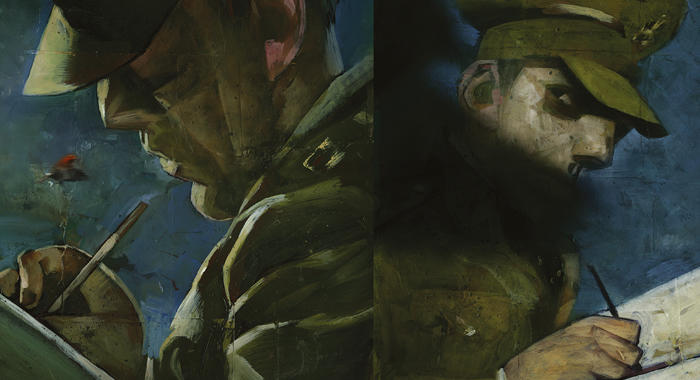 Artwork from Black Dog: The Dreams of Paul Nash by Dave McKean