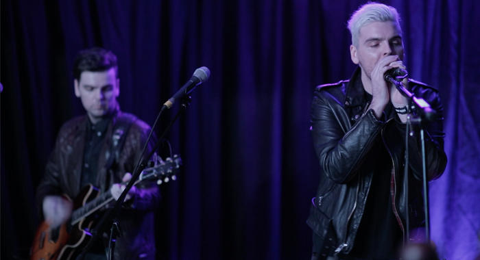 Pop Noir performing at LICAF 2016 - photo by Giuseppe Abbà